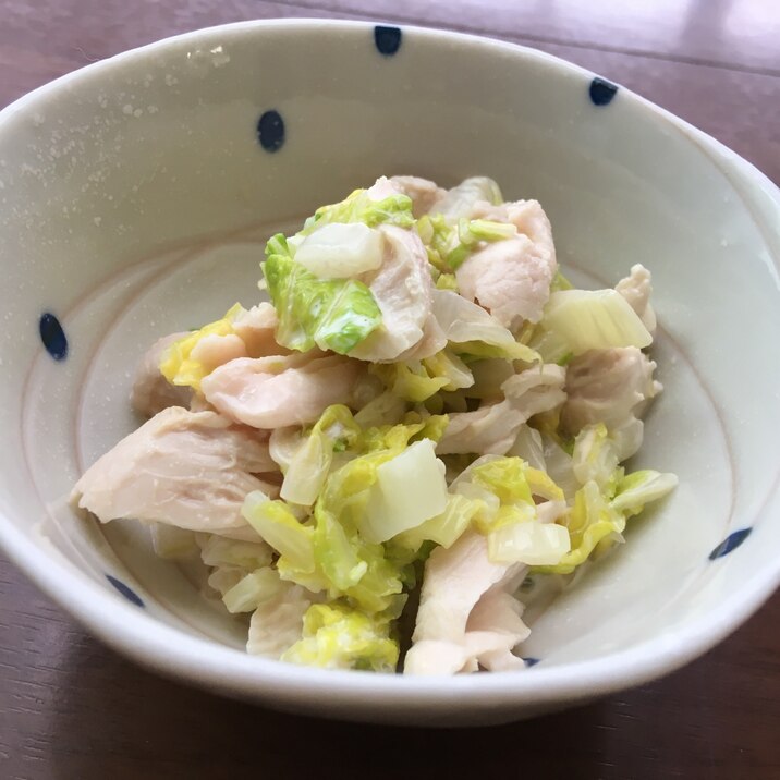白菜とささみの簡単サラダ☆